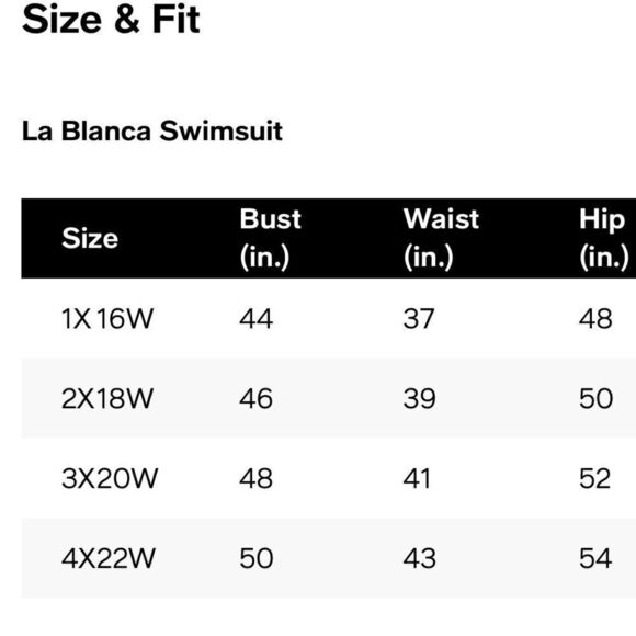 La Blanca Plus Size Island Goddess OfftheShoulder One-Piece Swimsuit
Women's 18W - Picture 13 of 15